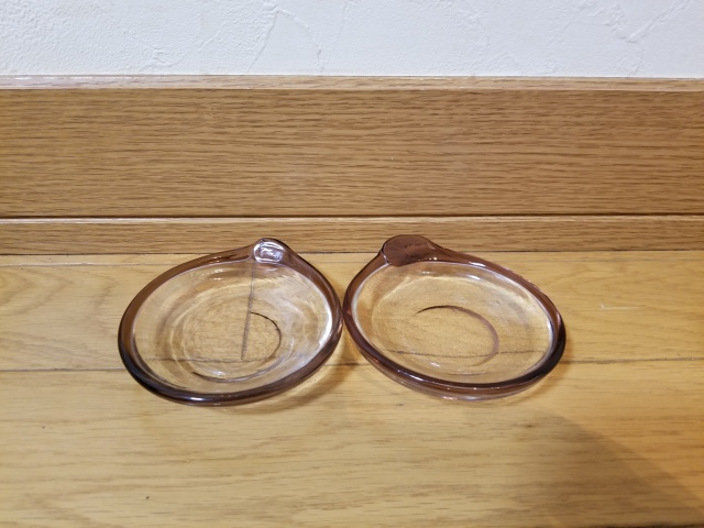 琉球ガラス村 沖縄ガラスの小皿