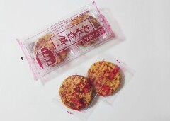 投稿写真 銚子電鉄のぬれ煎餅 赤の濃い口味