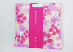 東京のおみやげ 麻布かりんと 桜かりんと